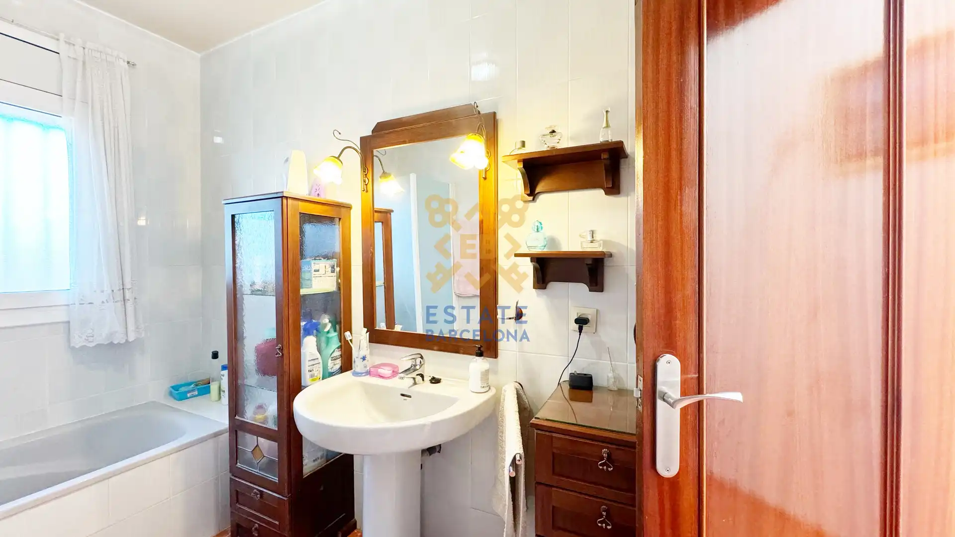 Badezimmer von Haus oder Chalet zum Verkauf in Lloret de Mar mit Klimaanlage, Heizung und Schwimmbad