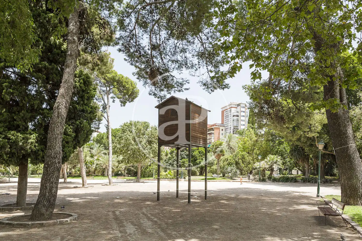 Garten von Wohnung zum Verkauf in Valencia mit Klimaanlage, Heizung und Terrasse