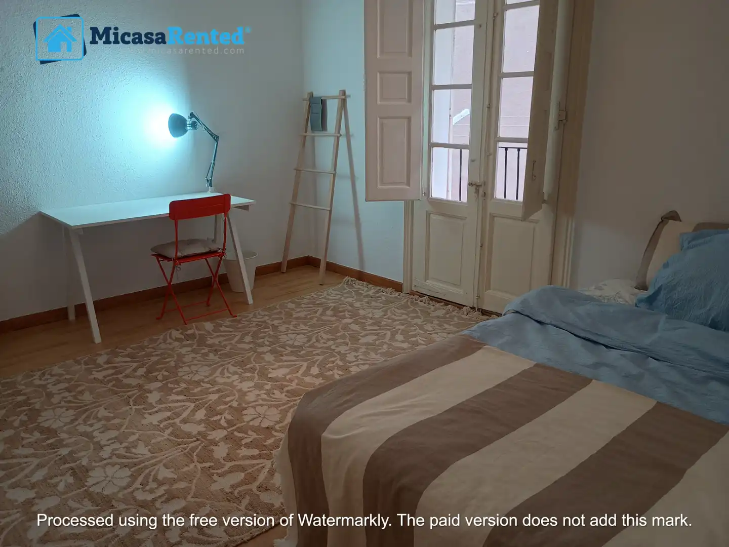 Schlafzimmer von Wohnung zur Miete in Santander mit Heizung, Abstellraum und Möbliert
