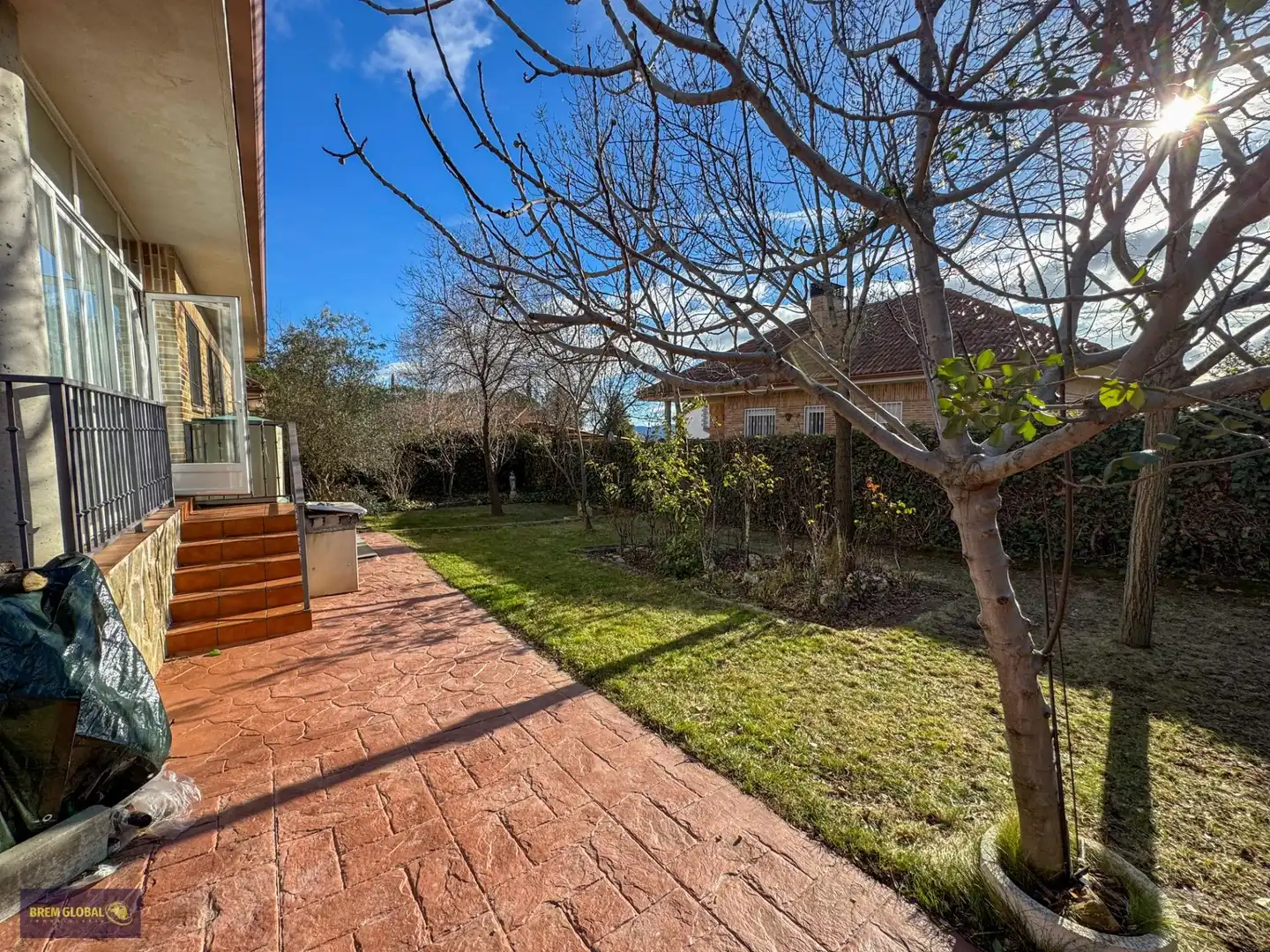 Jardín de Casa o chalet en venta en Lozoyuela-Navas-Sieteiglesias con Jardín privado