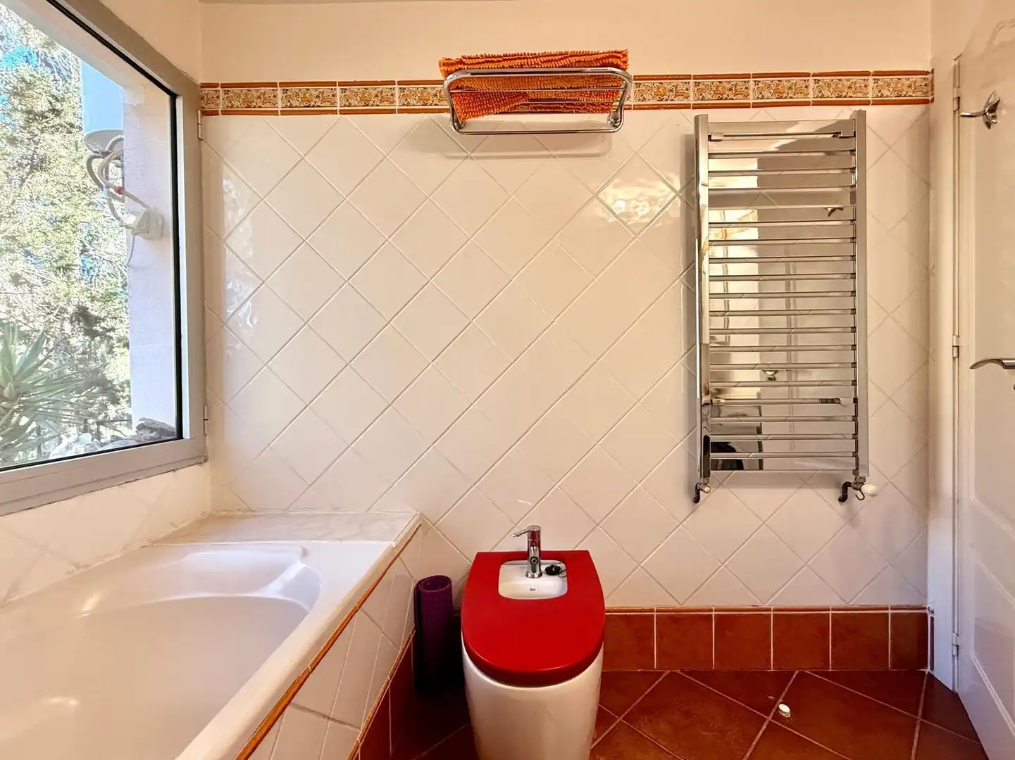 Baño de Finca rústica en venta en Murcia con Aire acondicionado, Jardín privado y Terraza