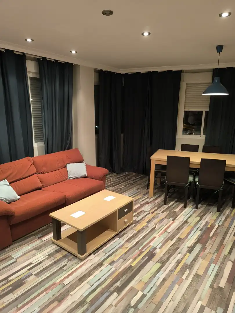 Wohnzimmer von Wohnung zur Miete in Vila-real mit Klimaanlage, Parkett und Terrasse