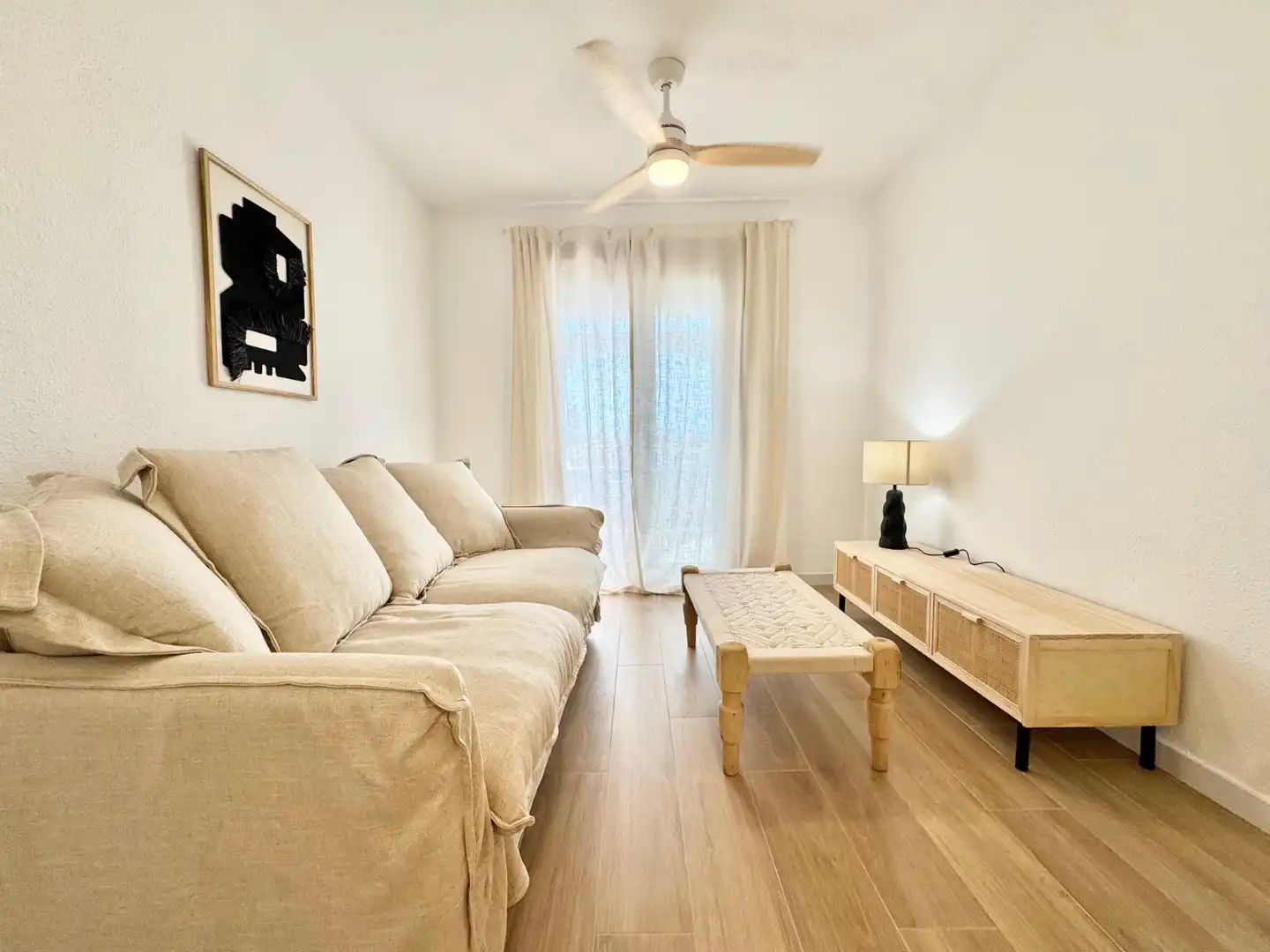 Wohnzimmer von Wohnungen zur Miete in San Javier mit Klimaanlage, Terrasse und Schwimmbad