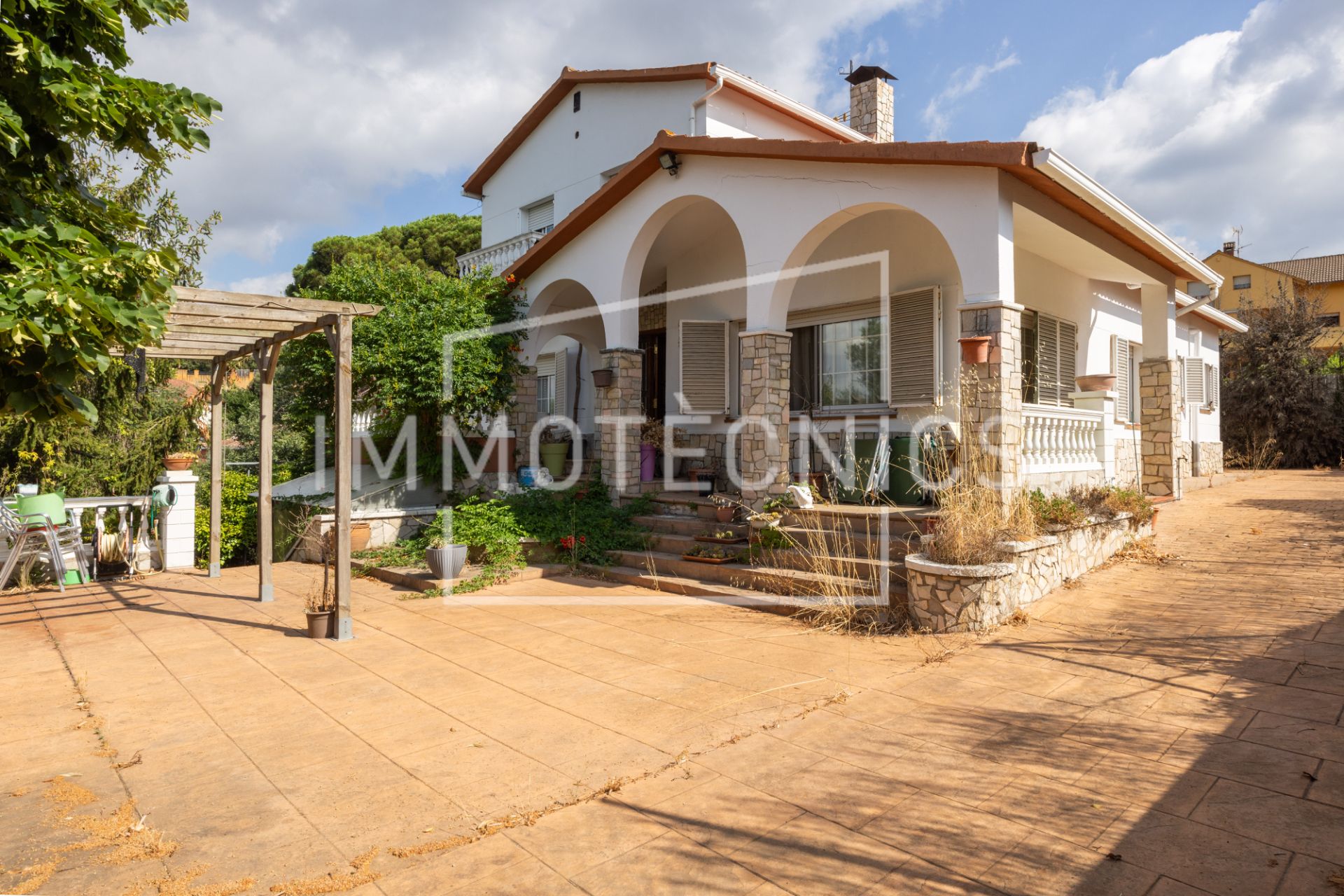Vista exterior de Casa o xalet en venda en Santa Maria de Palautordera amb Calefacció, Jardí privat i Terrassa