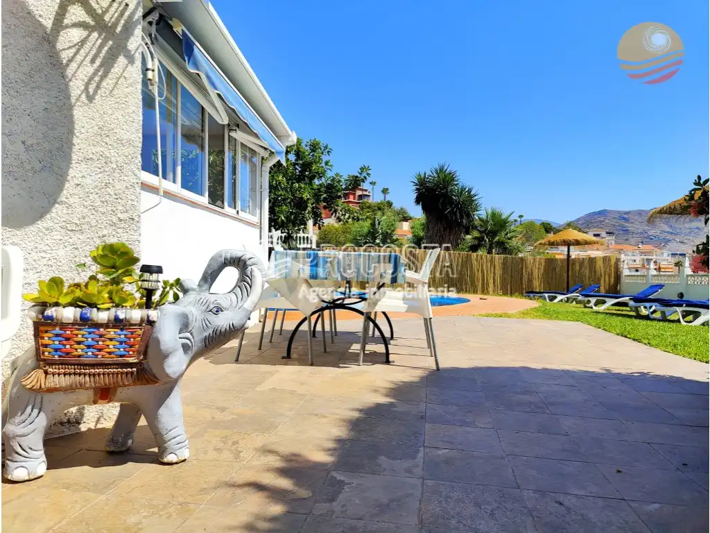 Garden of Houses for sale in Almuñécar  with Private garden, Terrace and Swimming Pool