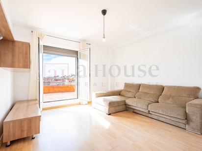 Living room of Attic for sale in  Barcelona Capital  with Terrace and Balcony