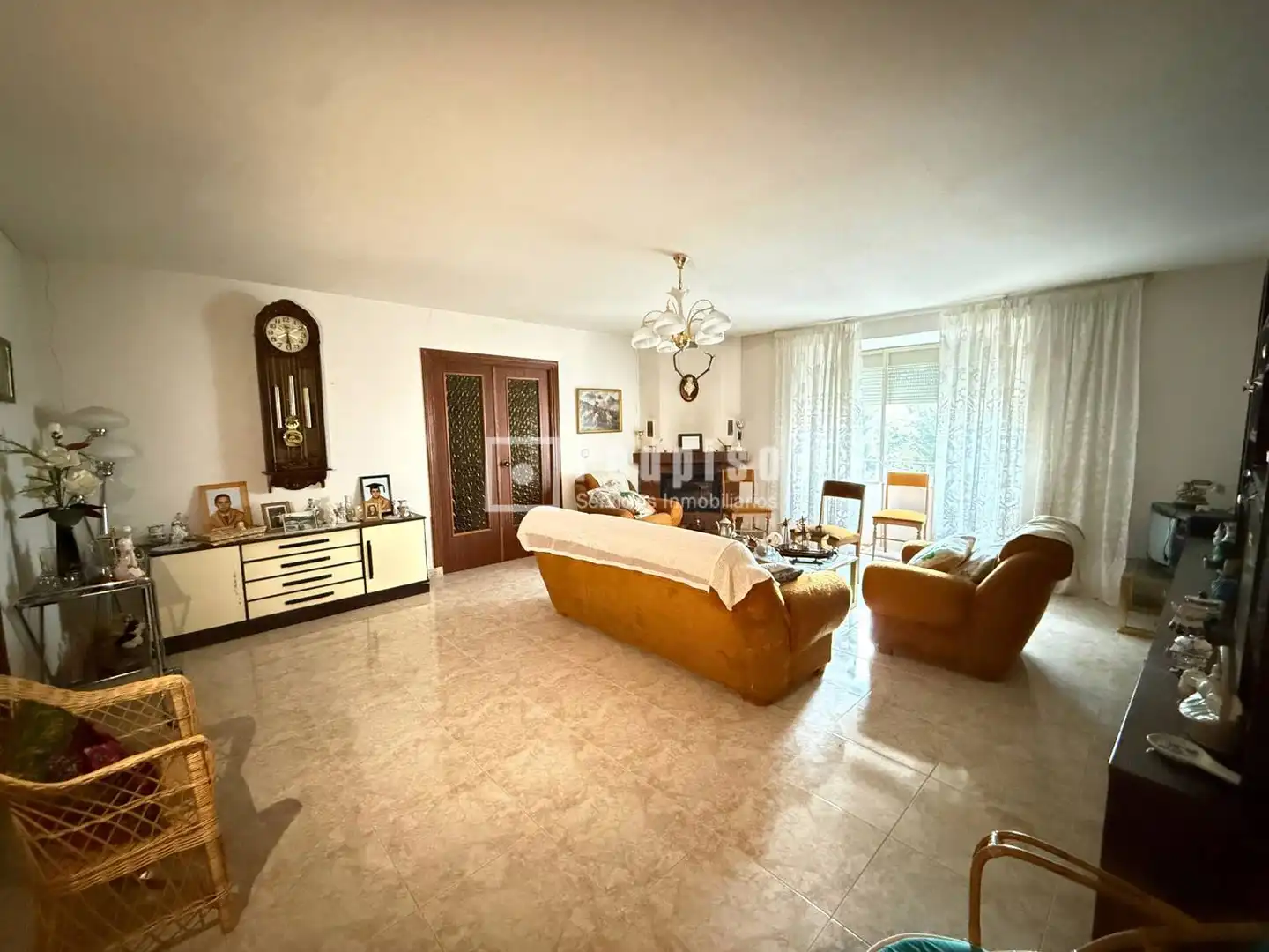 Living room of Houses for sale in Durón  with Heating, Storage room and Furnished
