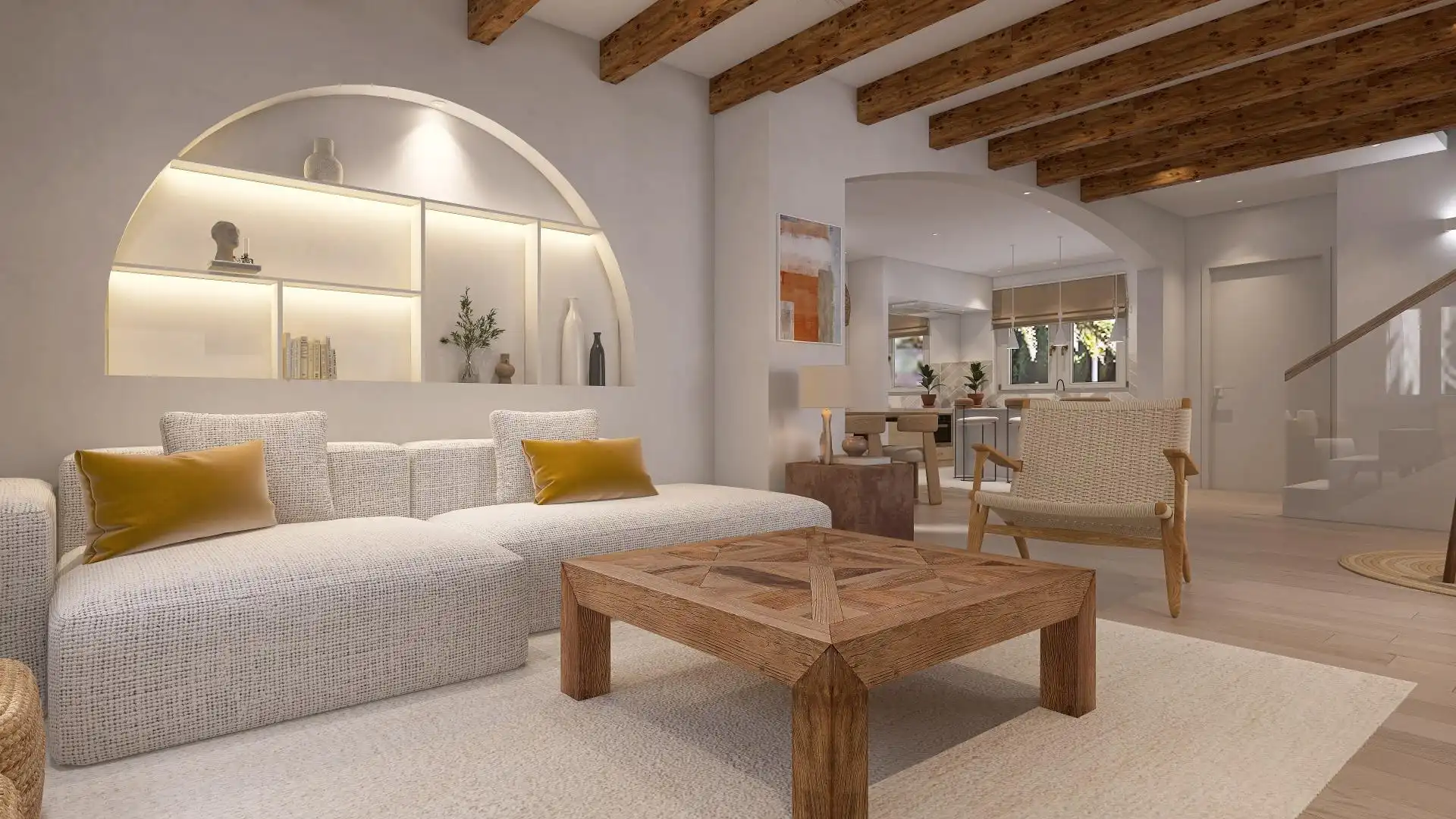Living room of Houses for sale in Benalmádena  with Air Conditioner, Heating and Private garden