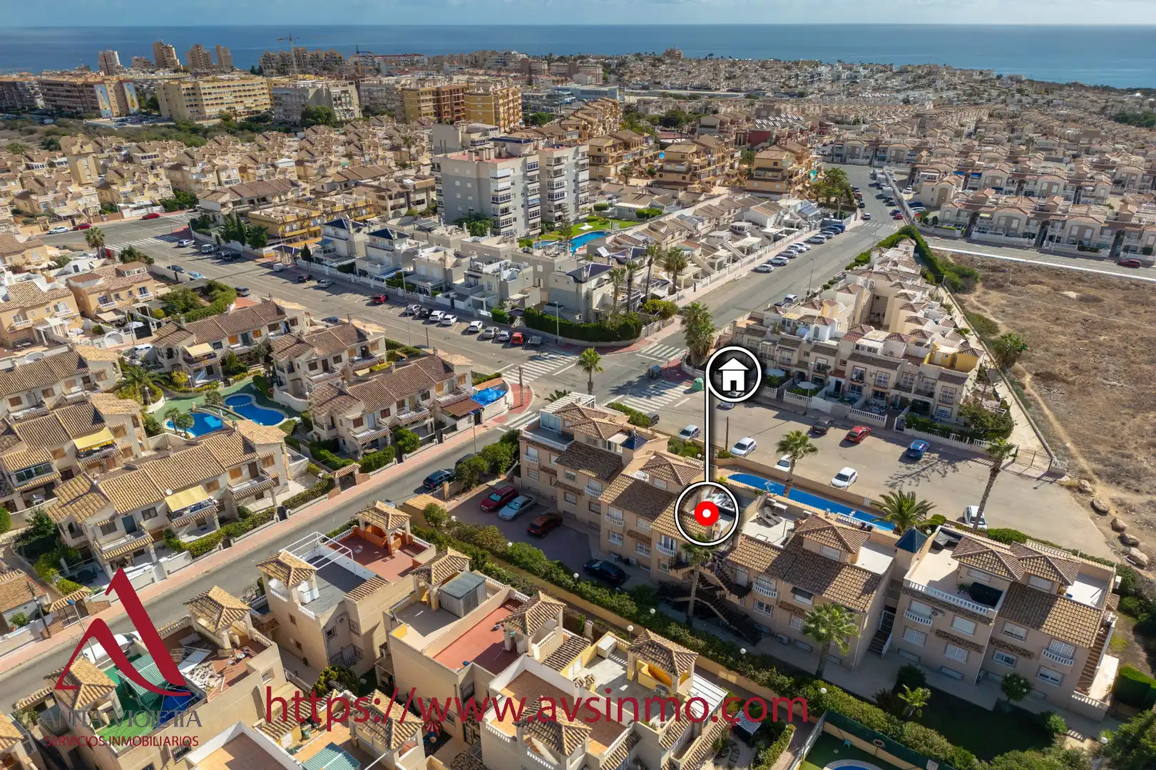 Vista exterior de Casa o xalet de lloguer en Torrevieja amb Aire condicionat, Moblat i Forn