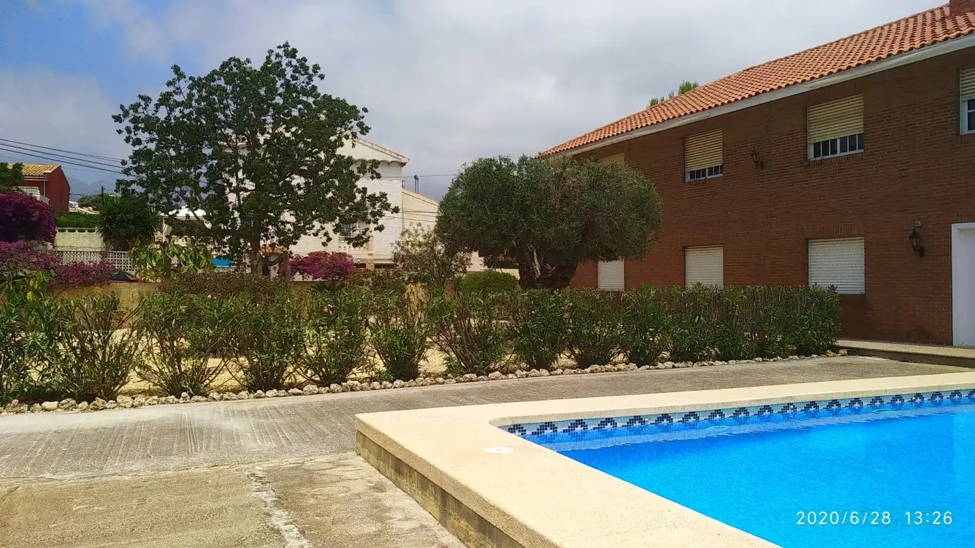 Swimming pool of Houses for sale in La Nucia  with Private garden, Terrace and Storage room