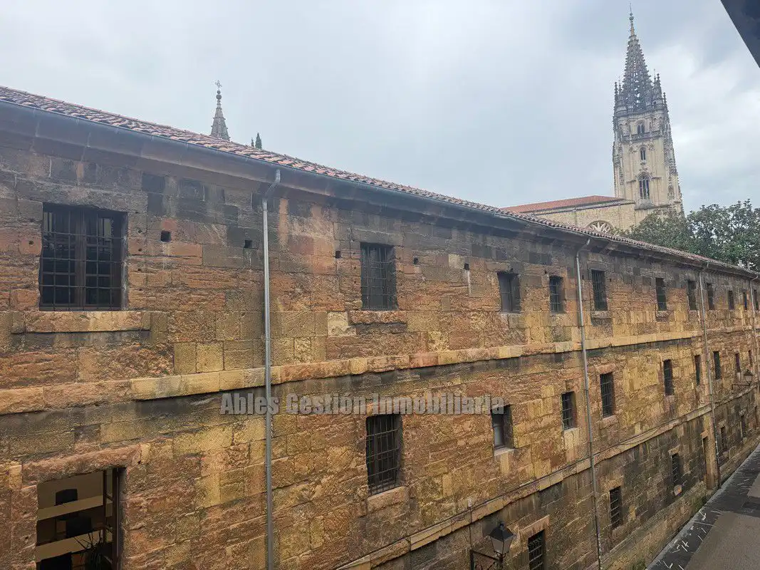 Außenansicht von Wohnung zur Miete in Oviedo  mit Heizung, Parkett und Abstellraum
