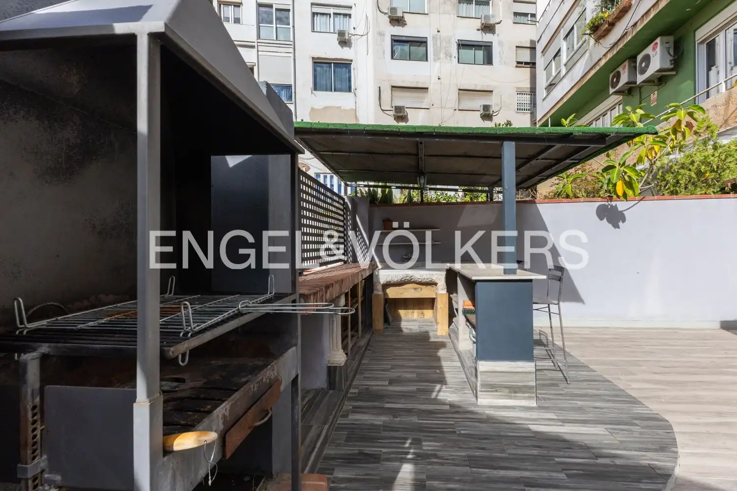 Terrace of Flat for rent in Valencia  with Air Conditioner, Heating and Terrace