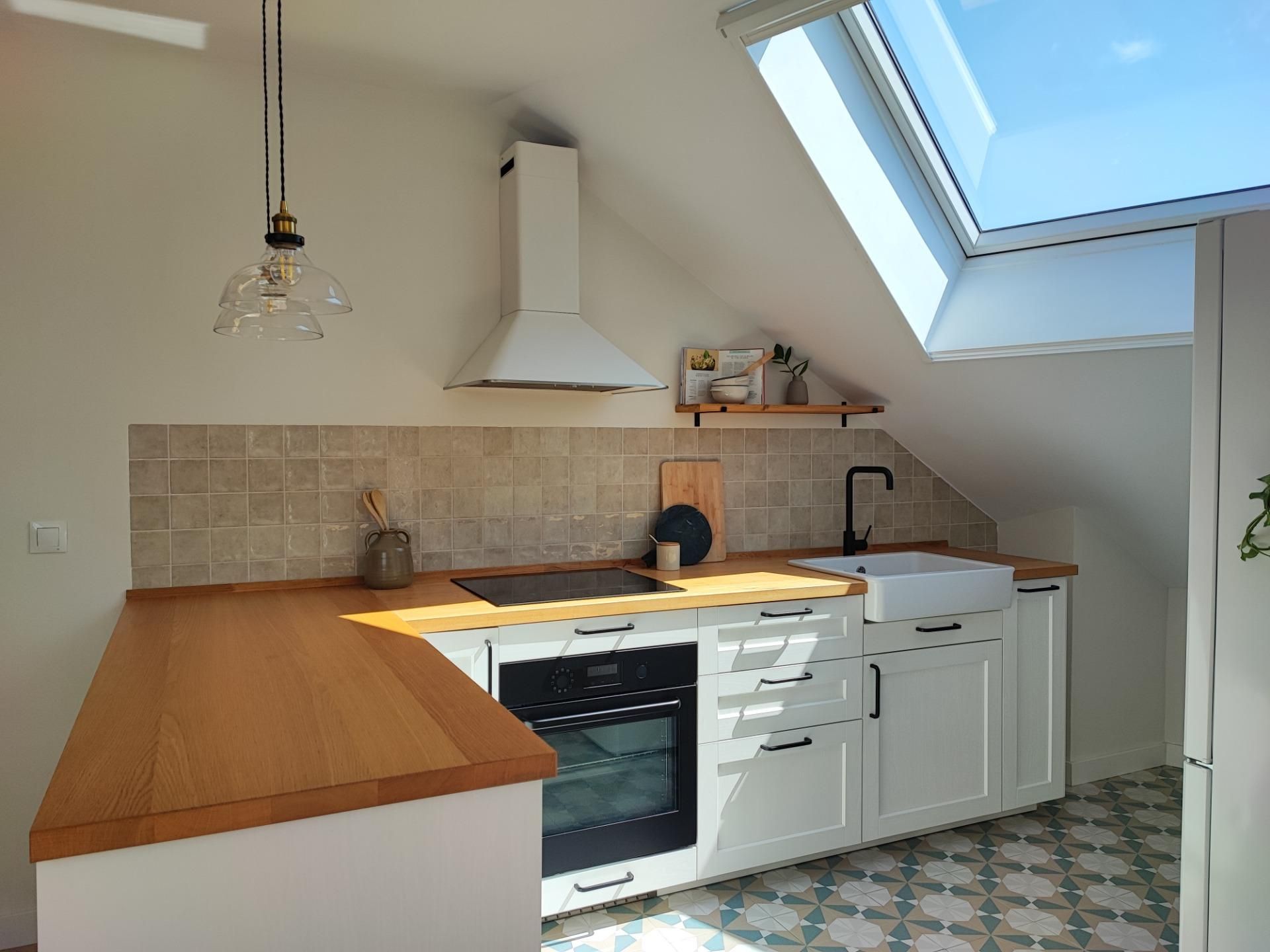 Küche von Dachboden zum verkauf in Cártama mit Klimaanlage, Parkett und Terrasse