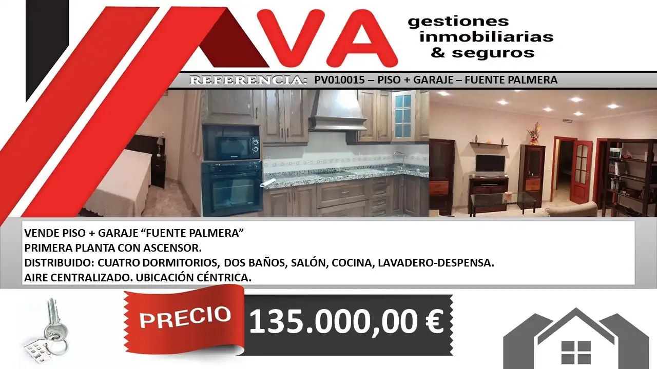 Piso con ascensor en venta en Plaza Real