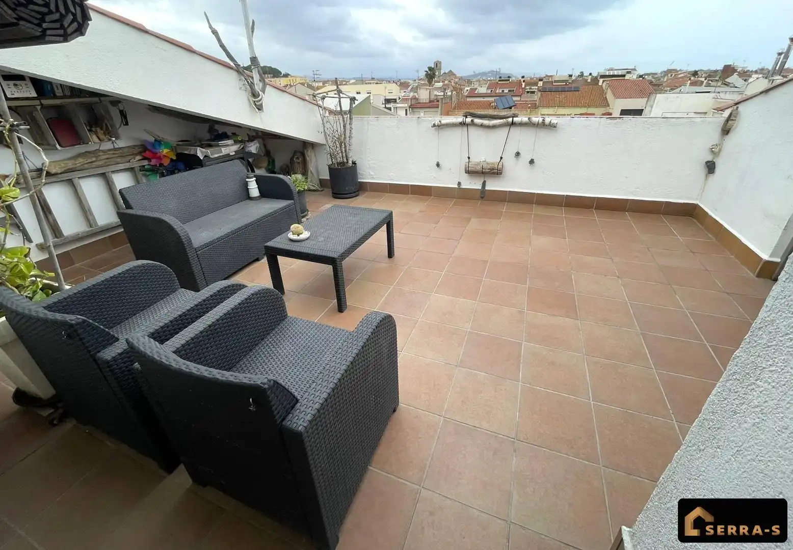 Terrasse von Dachboden zum Verkauf in Malgrat de Mar mit Terrasse und Balkon