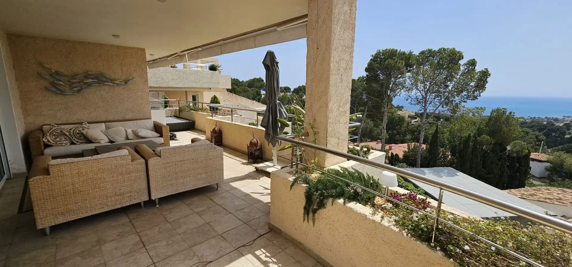 Terraza de Apartamento en venta en Altea con Aire acondicionado, Calefacción y Terraza