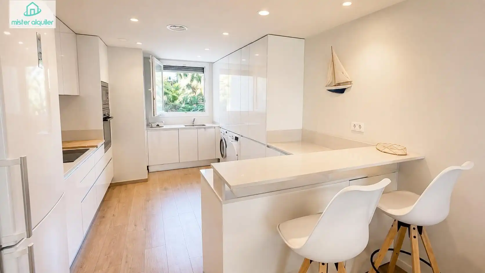 Kitchen of Apartments for rent in El Campello  with Air Conditioner, Heating and Private garden
