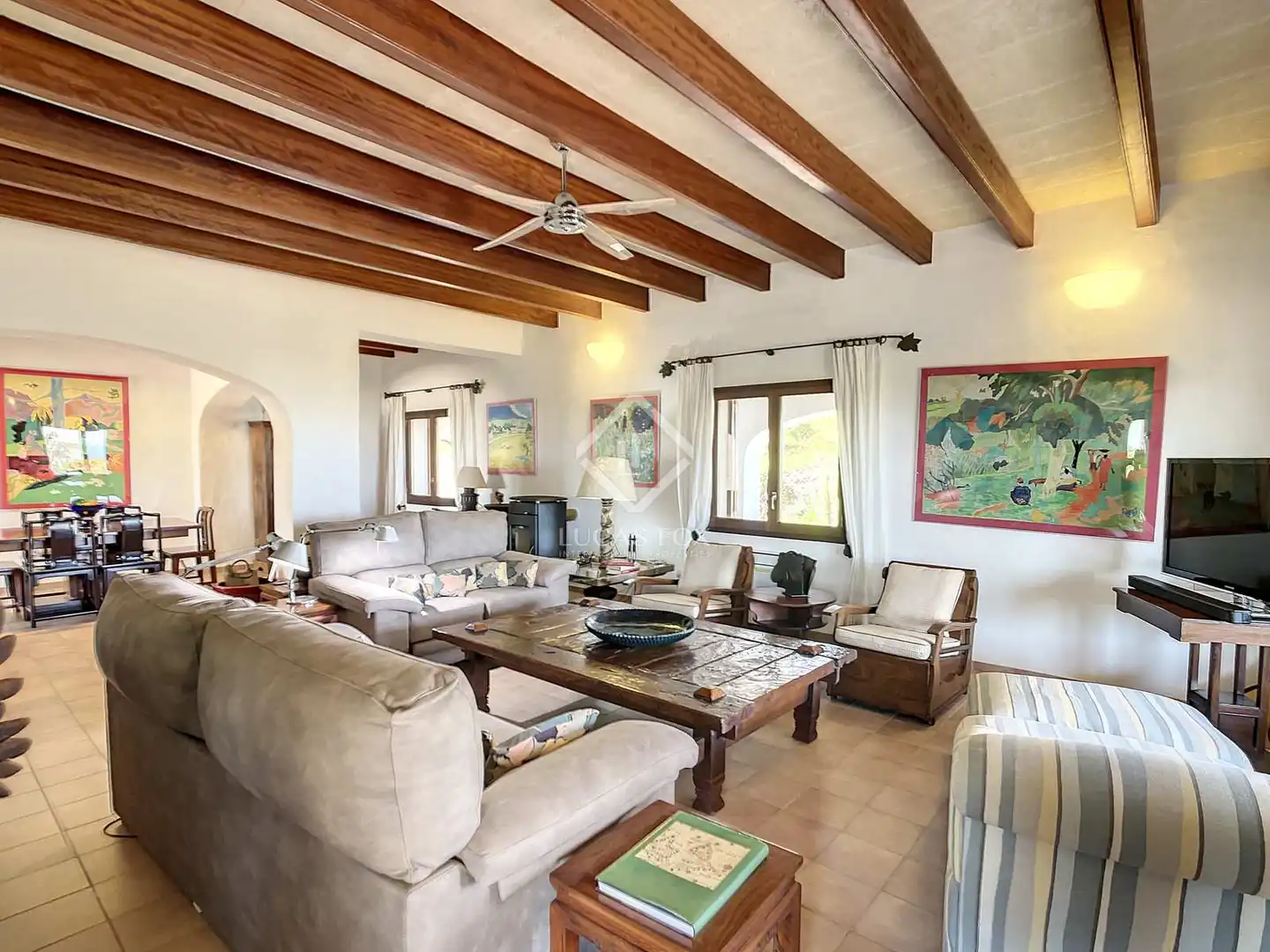 Living room of Houses for sale in Ciutadella de Menorca  with Heating, Private garden and Terrace