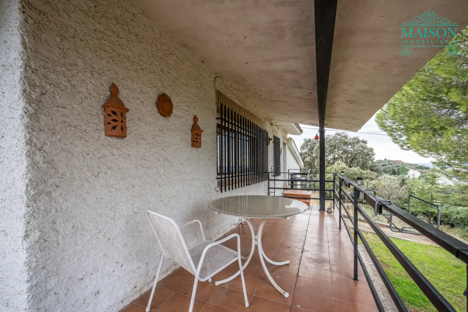 Terrassa de Casa o xalet en venda en El Casar amb Calefacció, Jardí privat i Piscina