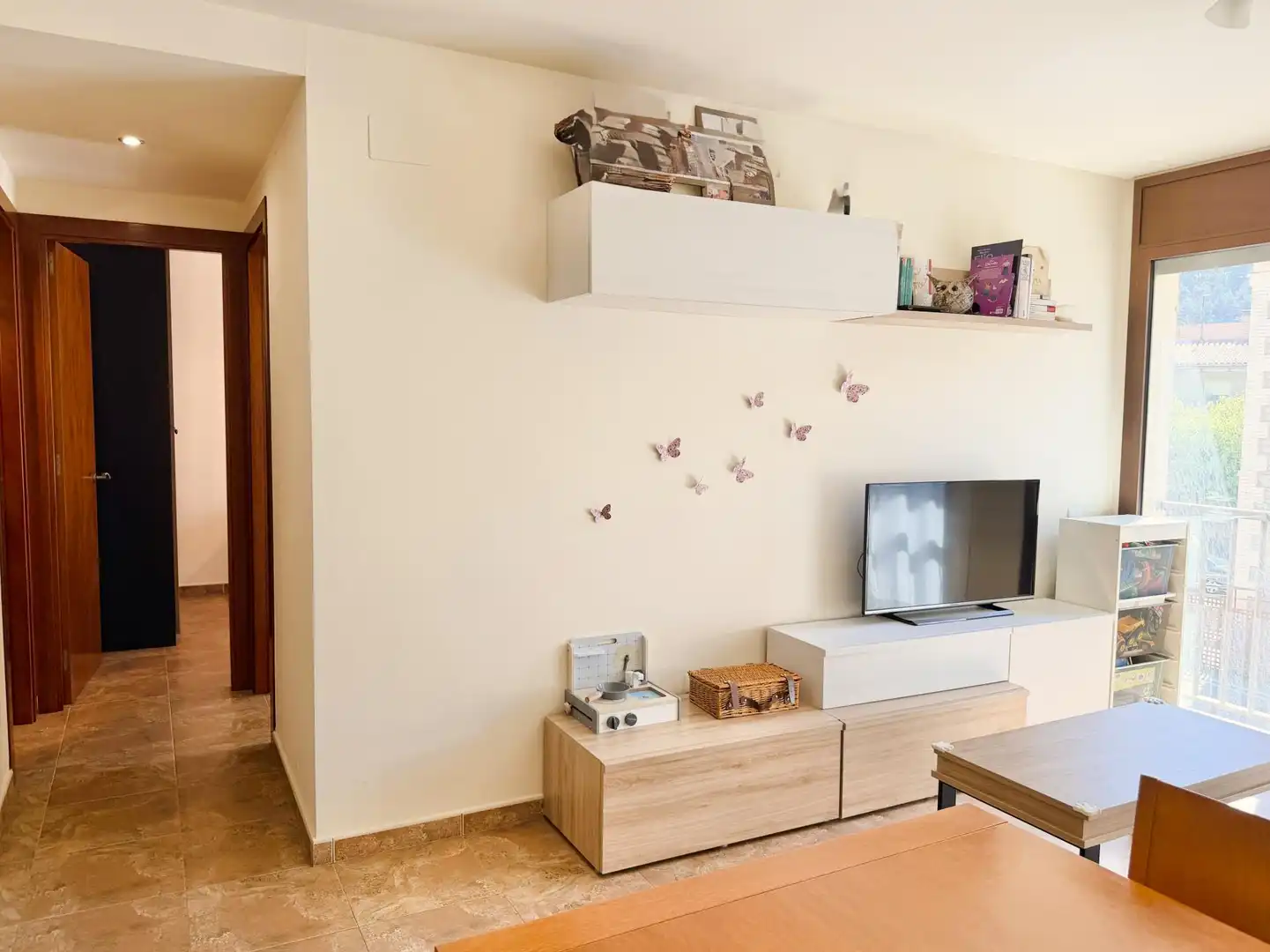 Wohnzimmer von Wohnung zum Verkauf in Guardiola de Berguedà mit Heizung und Ofen