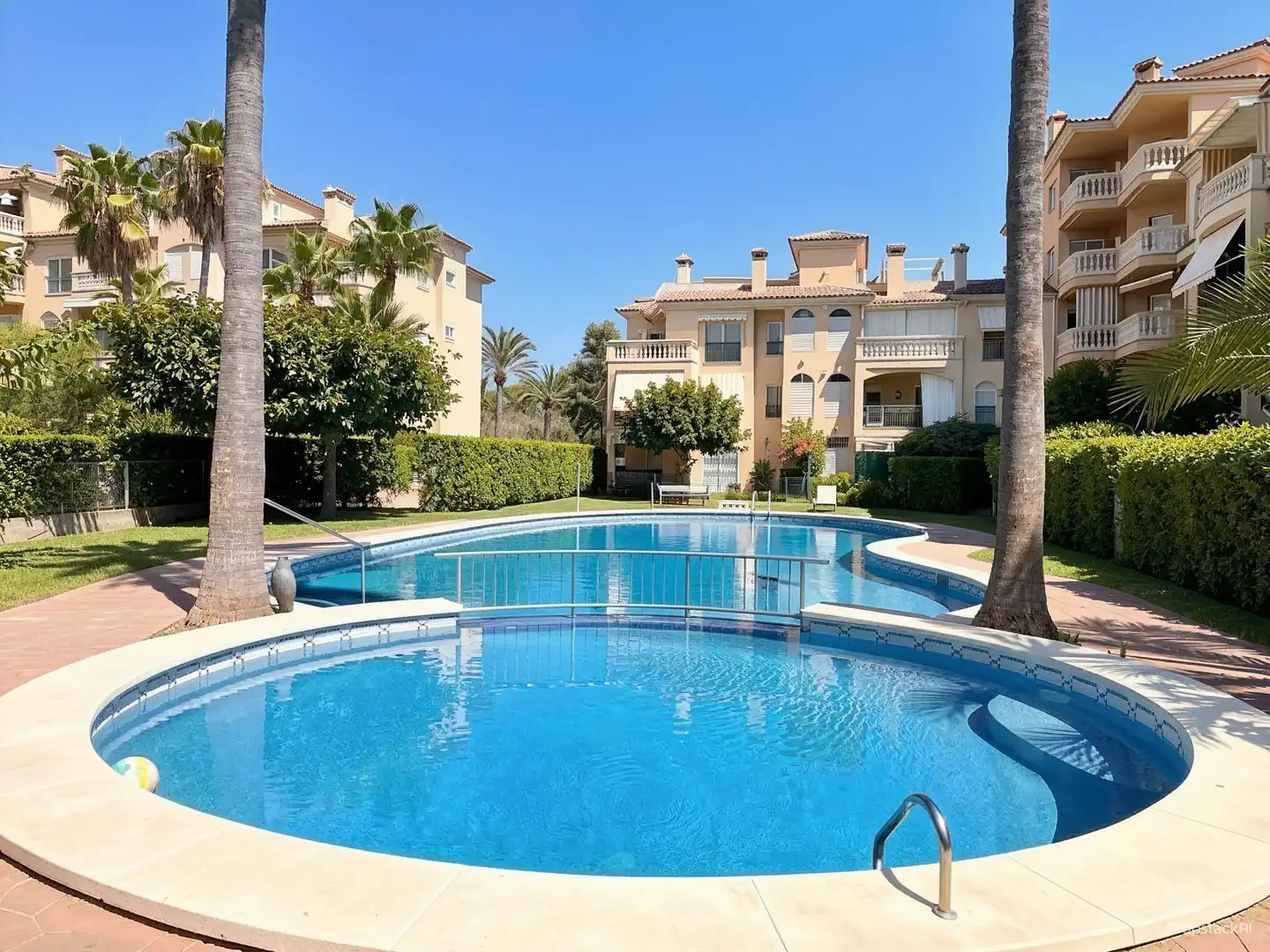 Piscina de Piso de alquiler en  Palma de Mallorca con Aire acondicionado, Piscina y Balcón