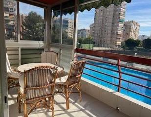 Balcony of Flat to rent in Alicante / Alacant  with Air Conditioner, Heating and Private garden