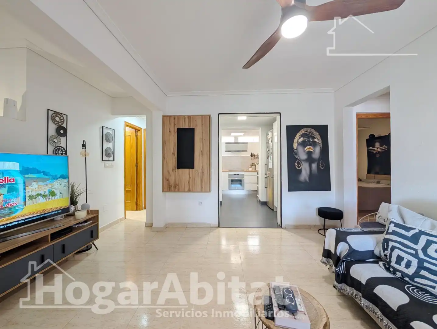 Sala d'estar de Casa adosada en venda en Santa Pola amb Aire condicionat, Calefacció i Terrassa