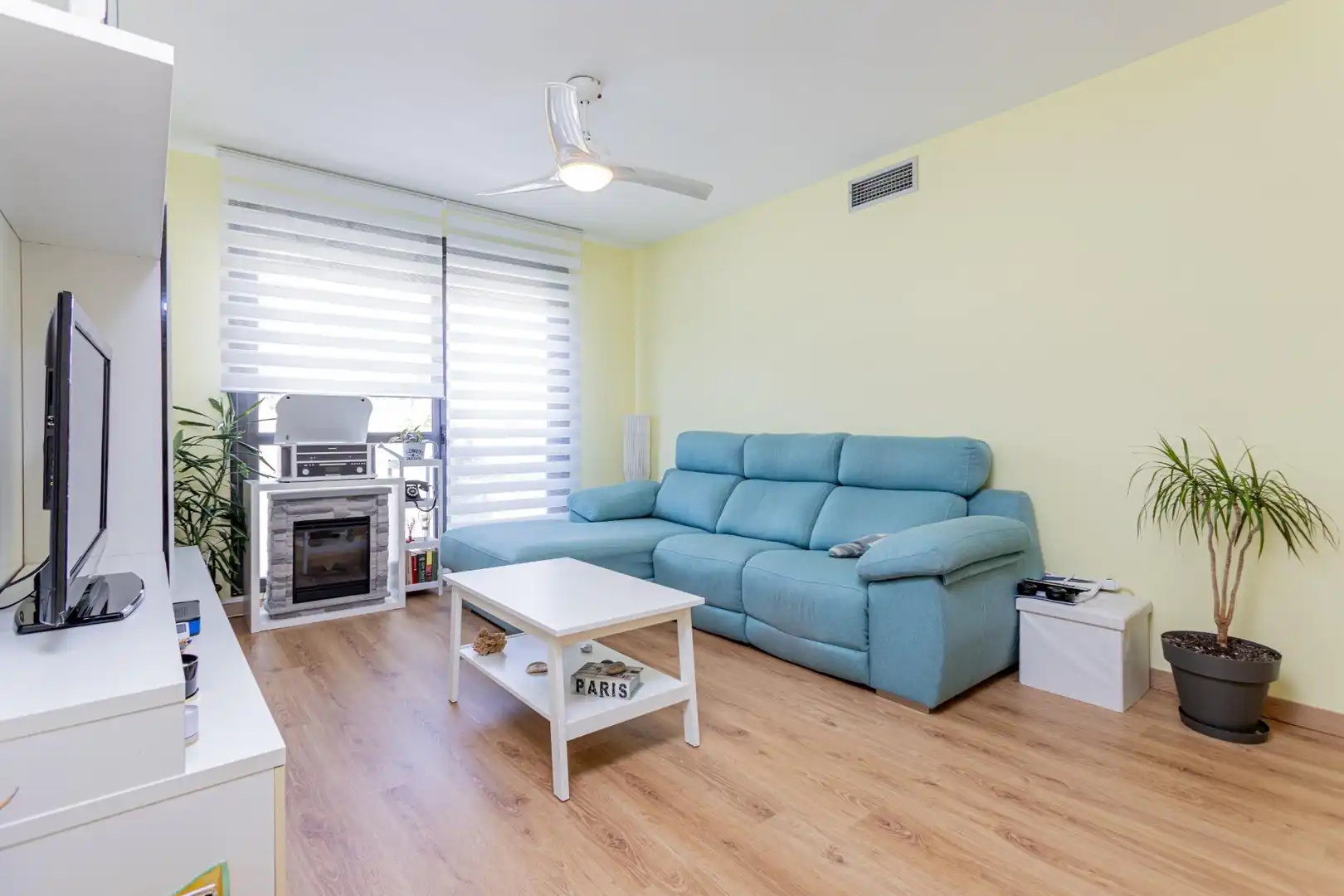 Sala de estar de Piso en venta en Madrid con Aire acondicionado, Calefacción y Jardín privado