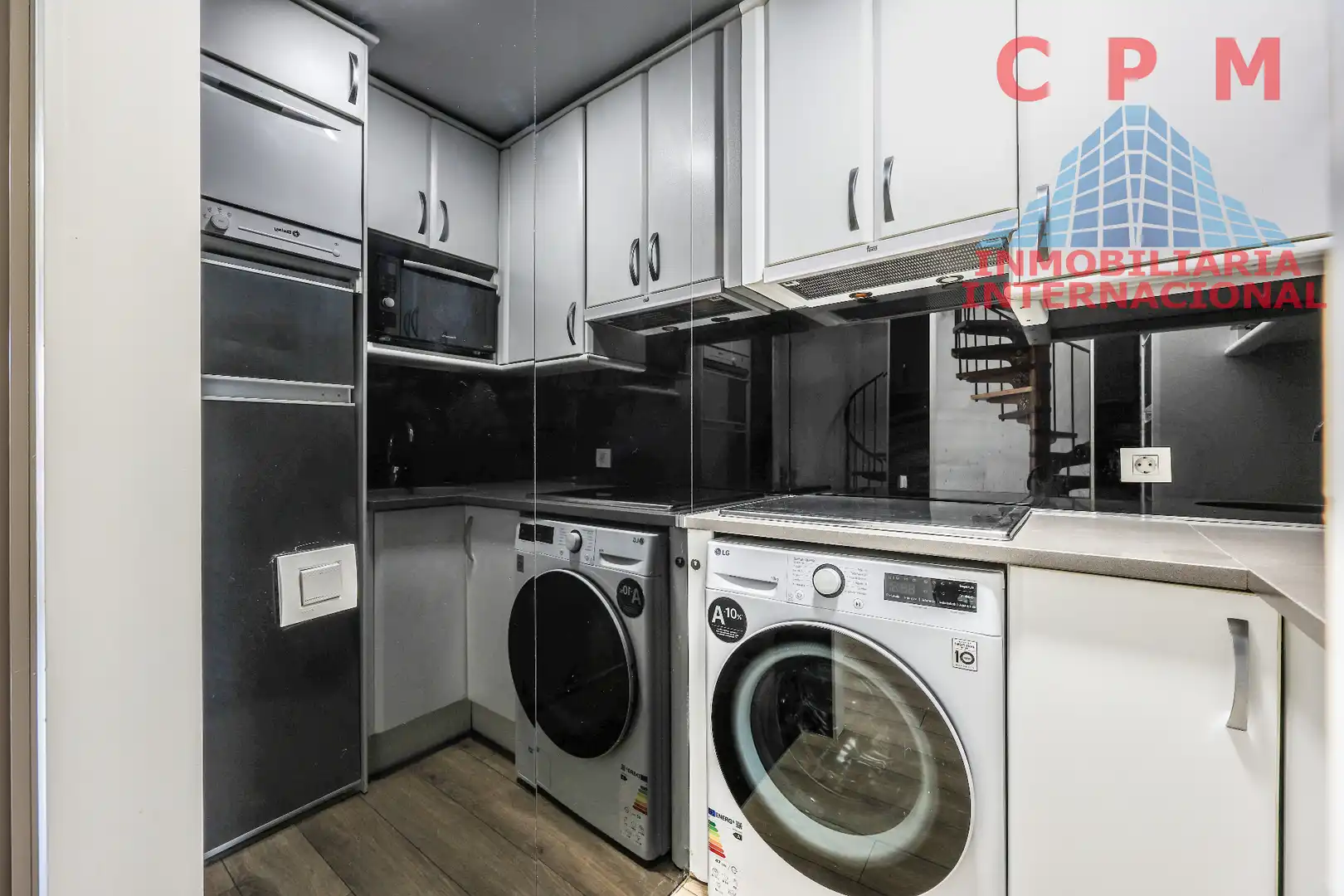 Küche von Maisonette zur Miete in Madrid mit Klimaanlage, Heizung und Parkett
