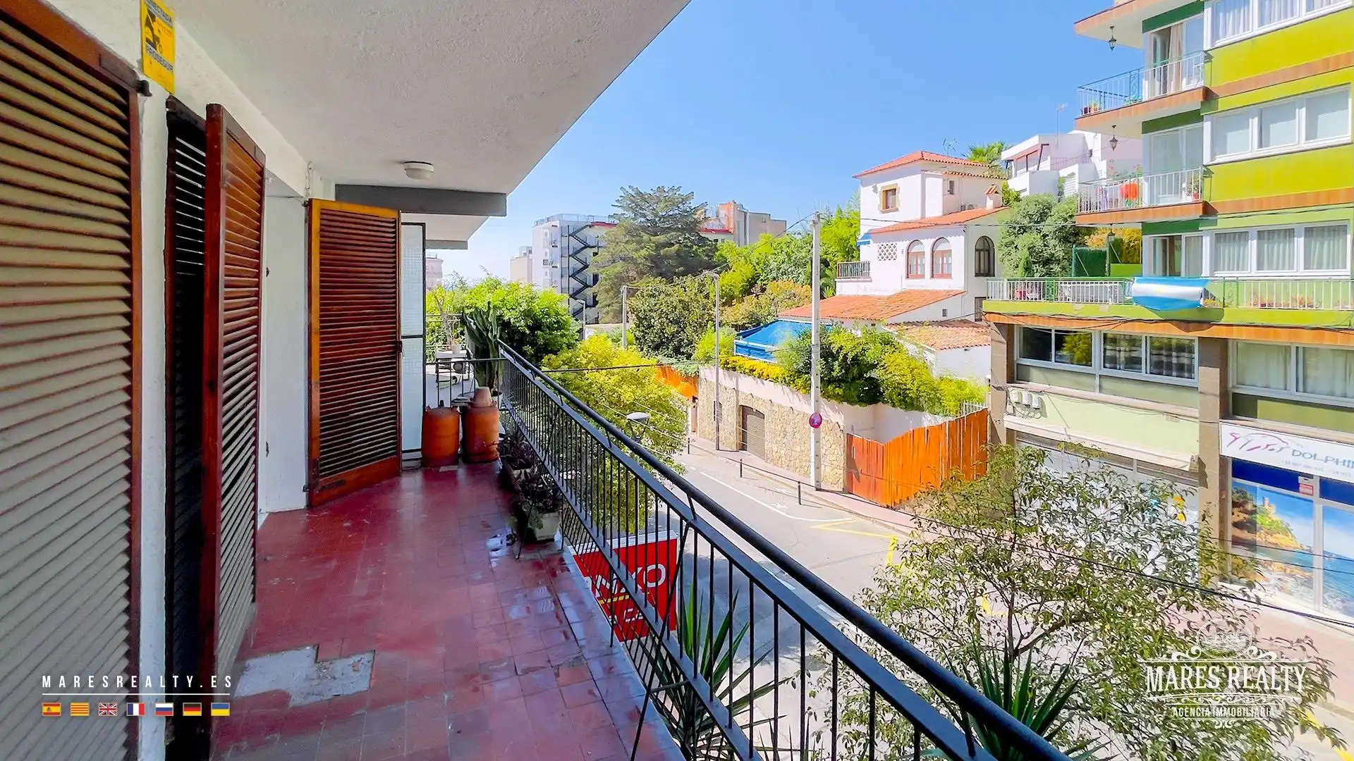 Terrasse von Wohnung zum Verkauf in Lloret de Mar mit Heizung und Haustechnik