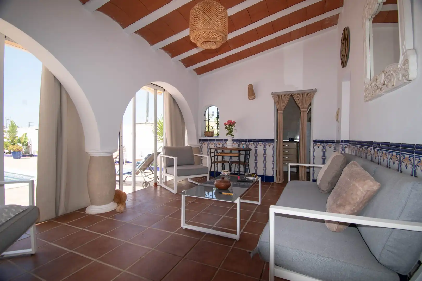 Sala d'estar de Casa o xalet en venda en Chiclana de la Frontera