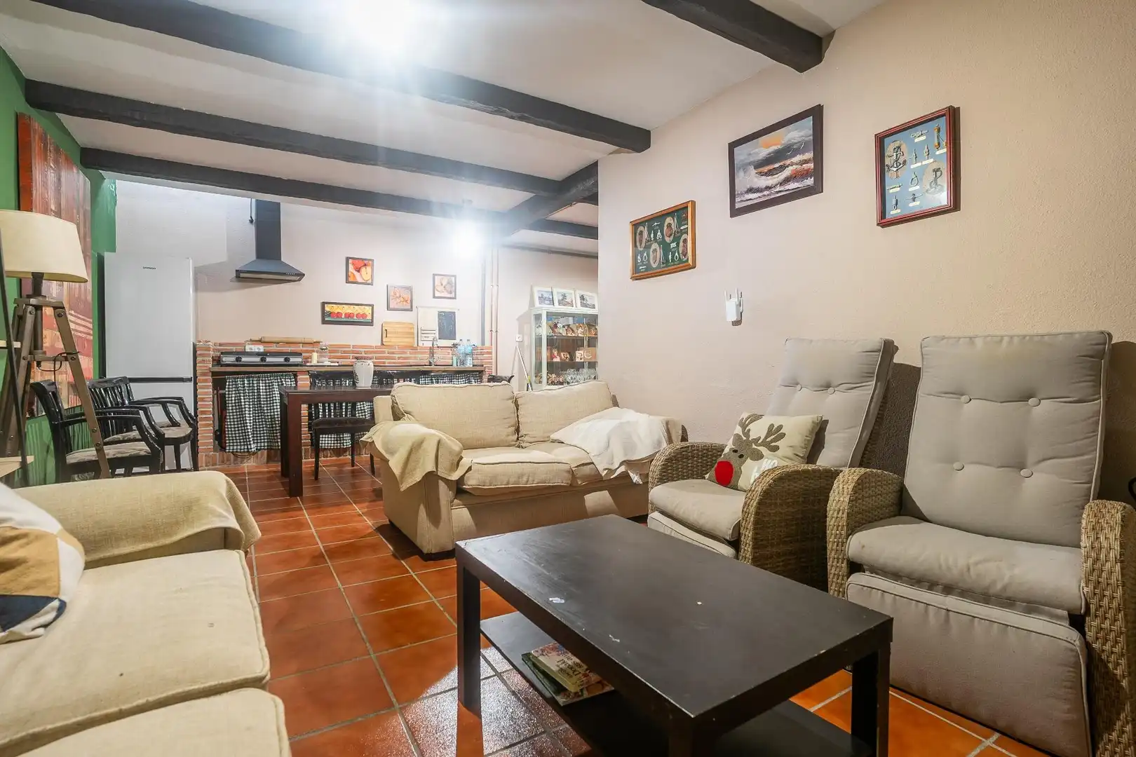 Sala d'estar de Casa adosada en venda en Los Molinos - Villa Blanca