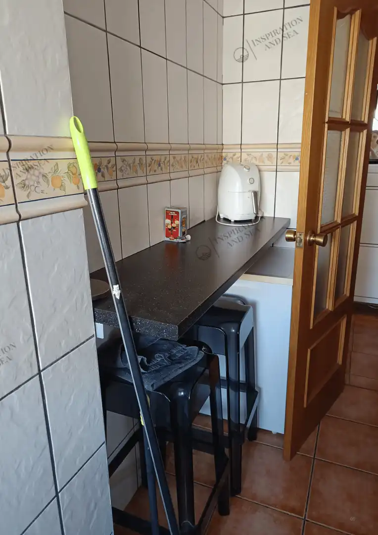 Cocina de Piso de alquiler en Santa Eulària des Riu con Aire acondicionado, Terraza y Amueblado