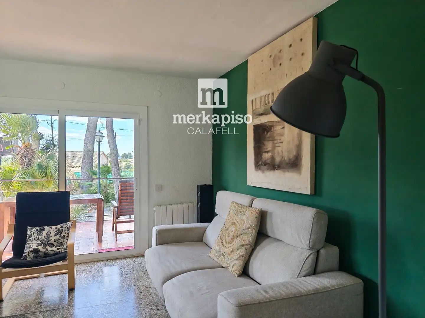 Sala d'estar de Casa o xalet en venda en Bellvei amb Calefacció, Jardí privat i Terrassa