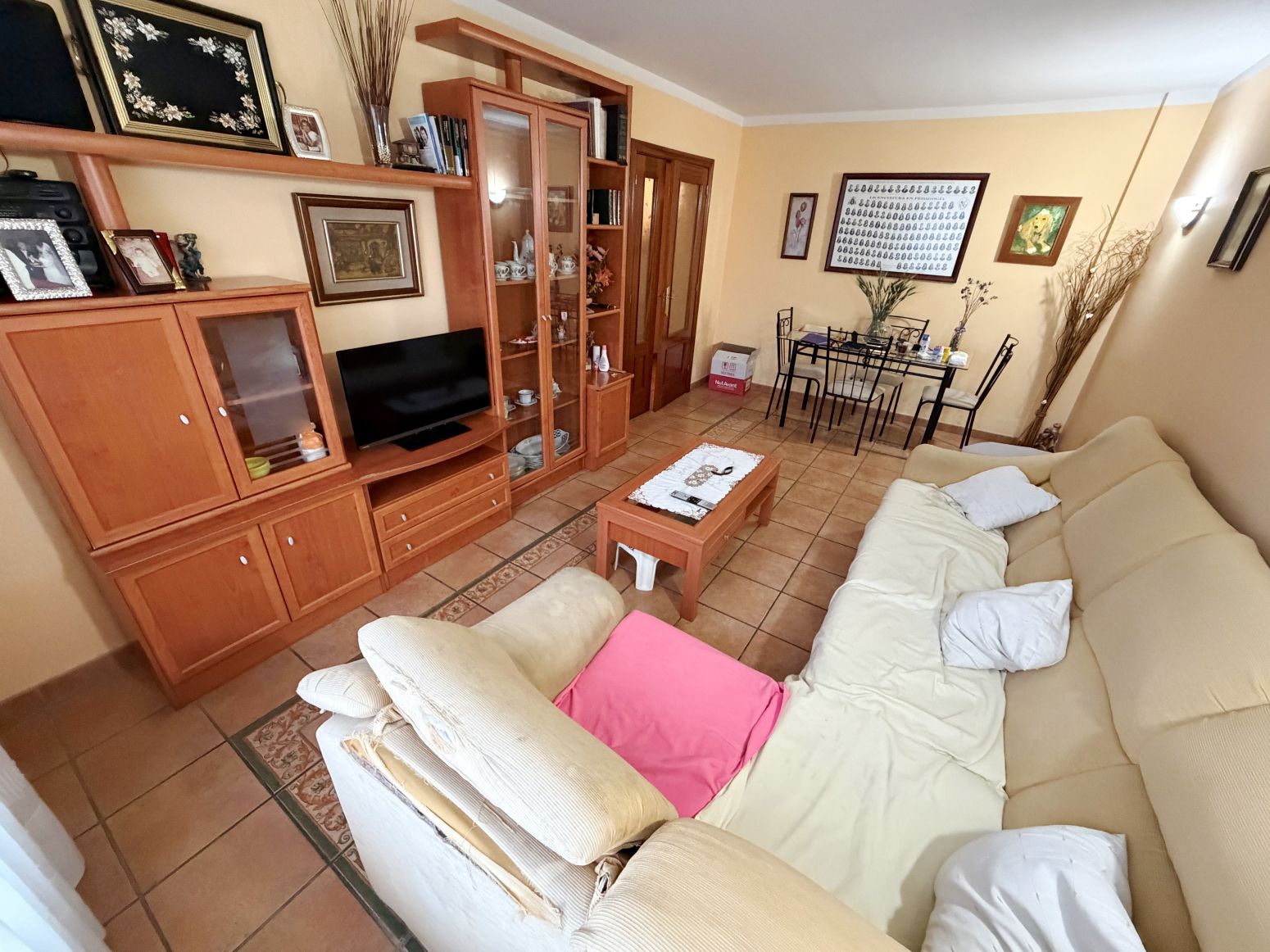 Sala d'estar de Pis en venda en Castrillón amb Calefacció i Terrassa