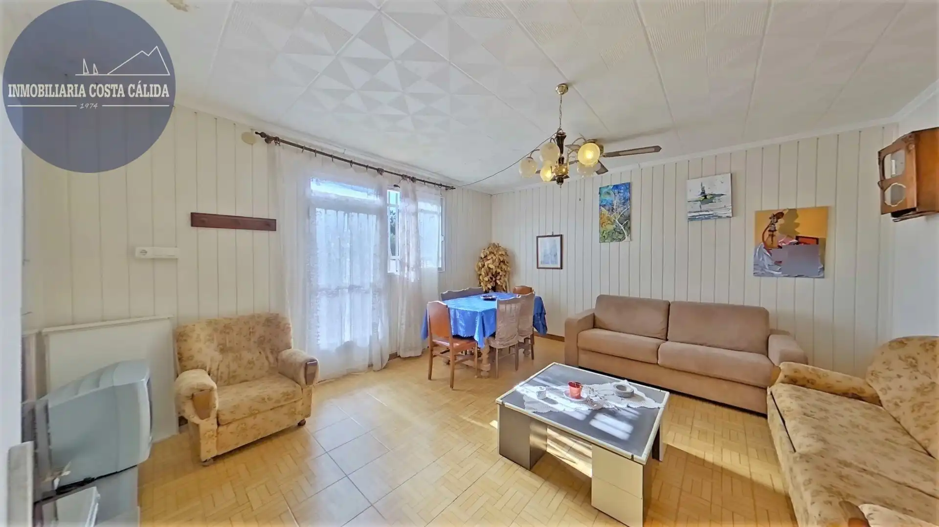 Sala de estar de Finca rústica en venta en Pulpí con Jardín privado, Terraza y Trastero