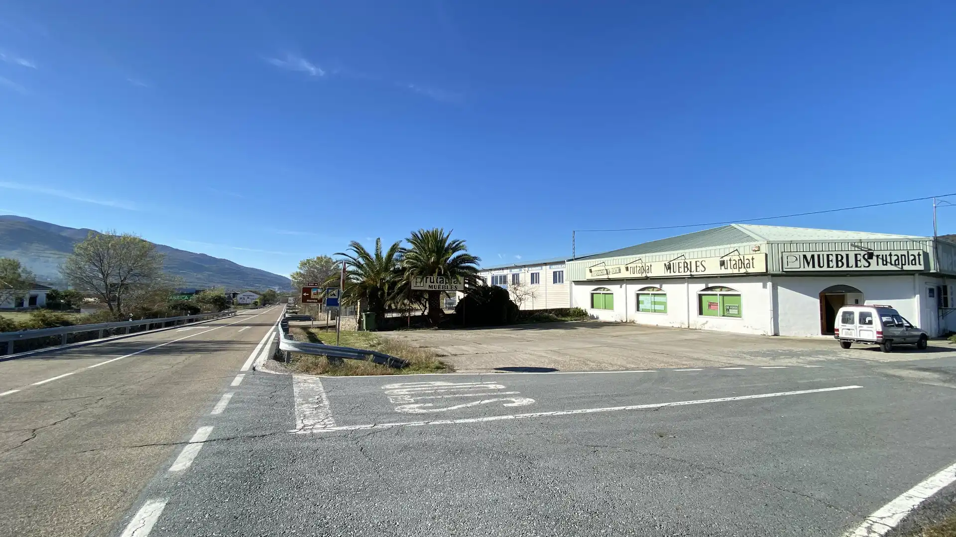 Exterior view of Industrial buildings for sale in Hervás  with Heating and Alarm