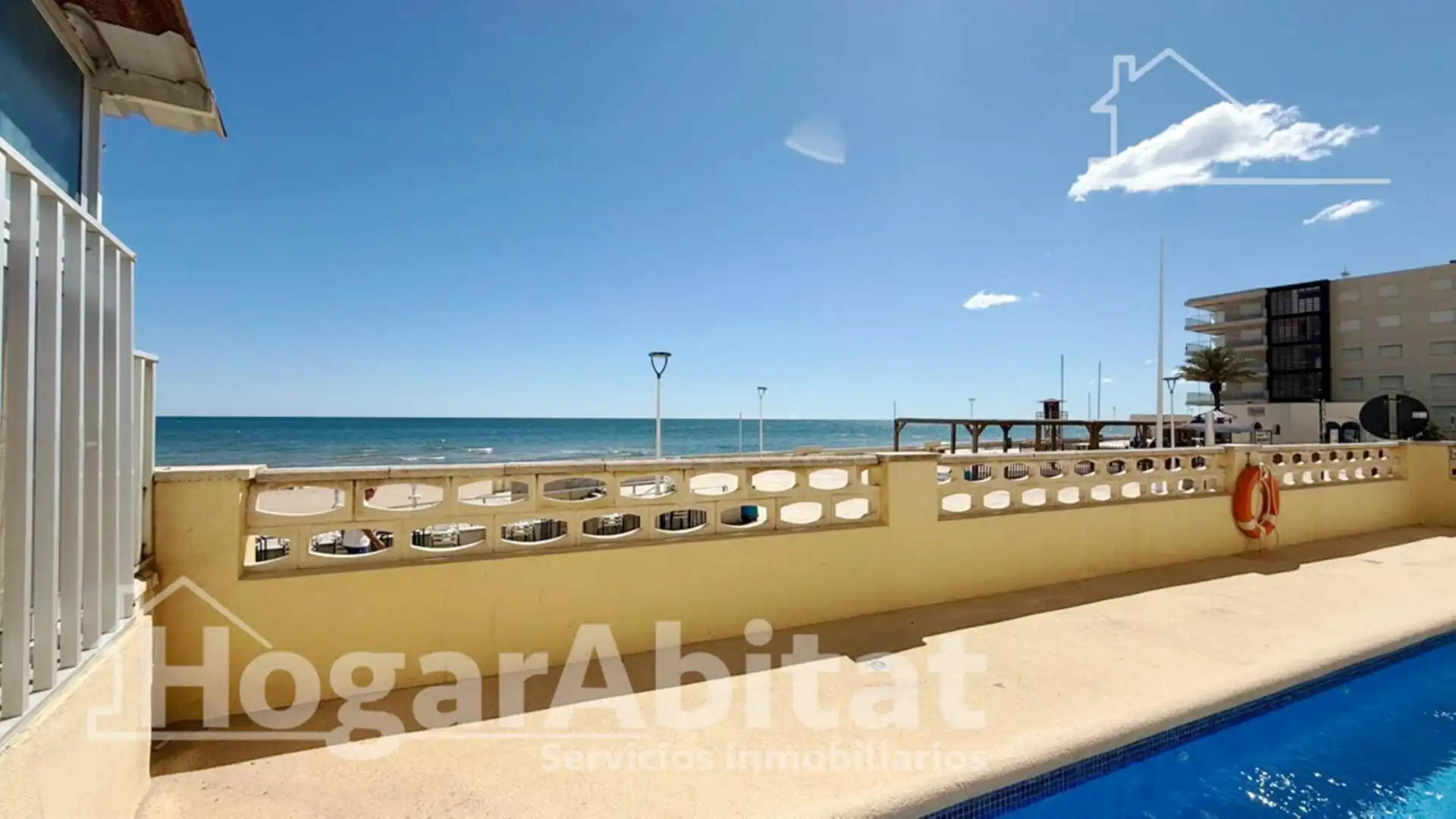 Exterior view of Flat for sale in Bellreguard  with Terrace, Furnished and Community pool