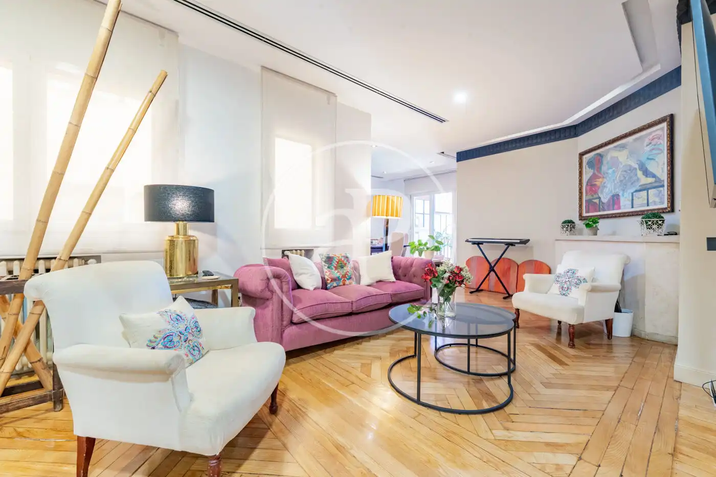 Sala d'estar de Pis en venda en Madrid amb Aire condicionat, Calefacció i Terrassa