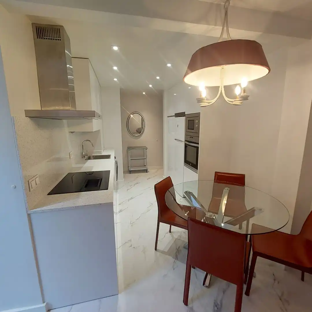 Cocina de Piso de alquiler en Madrid con Calefacción y Terraza