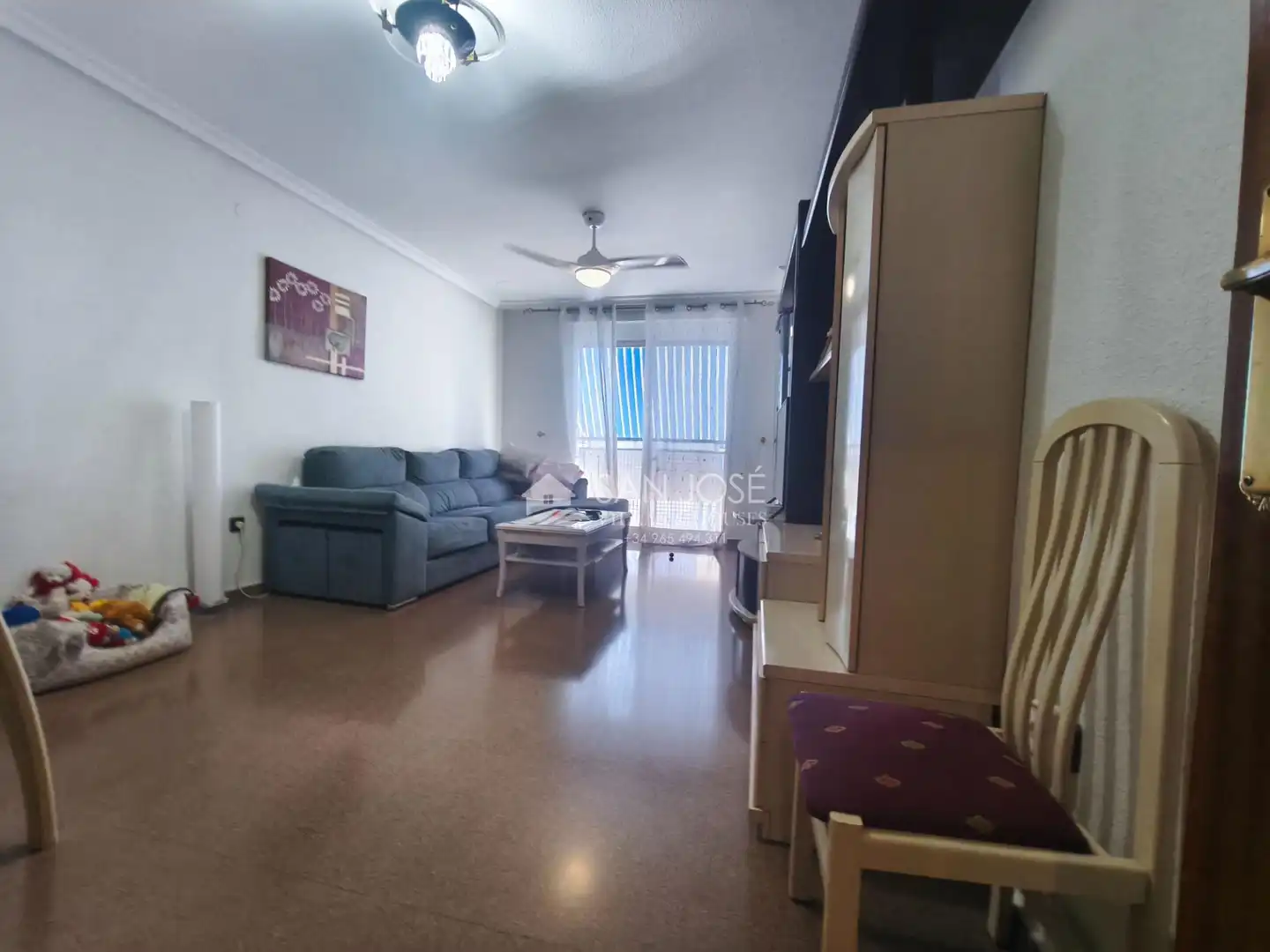Living room of Flat for sale in Aspe  with Air Conditioner