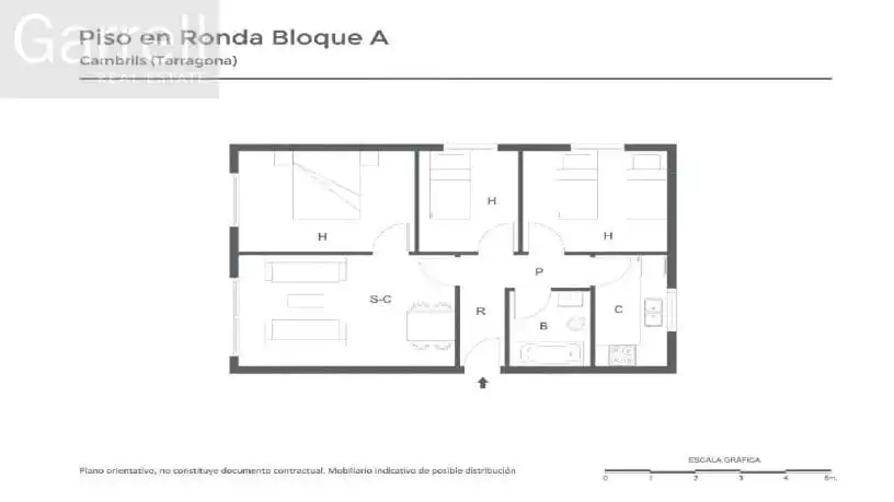 Wohnung zum Verkauf in CL RONDA  
Es:A Pl: Pt:
 CAMBRILS (TARRAGONA), imagen 9
