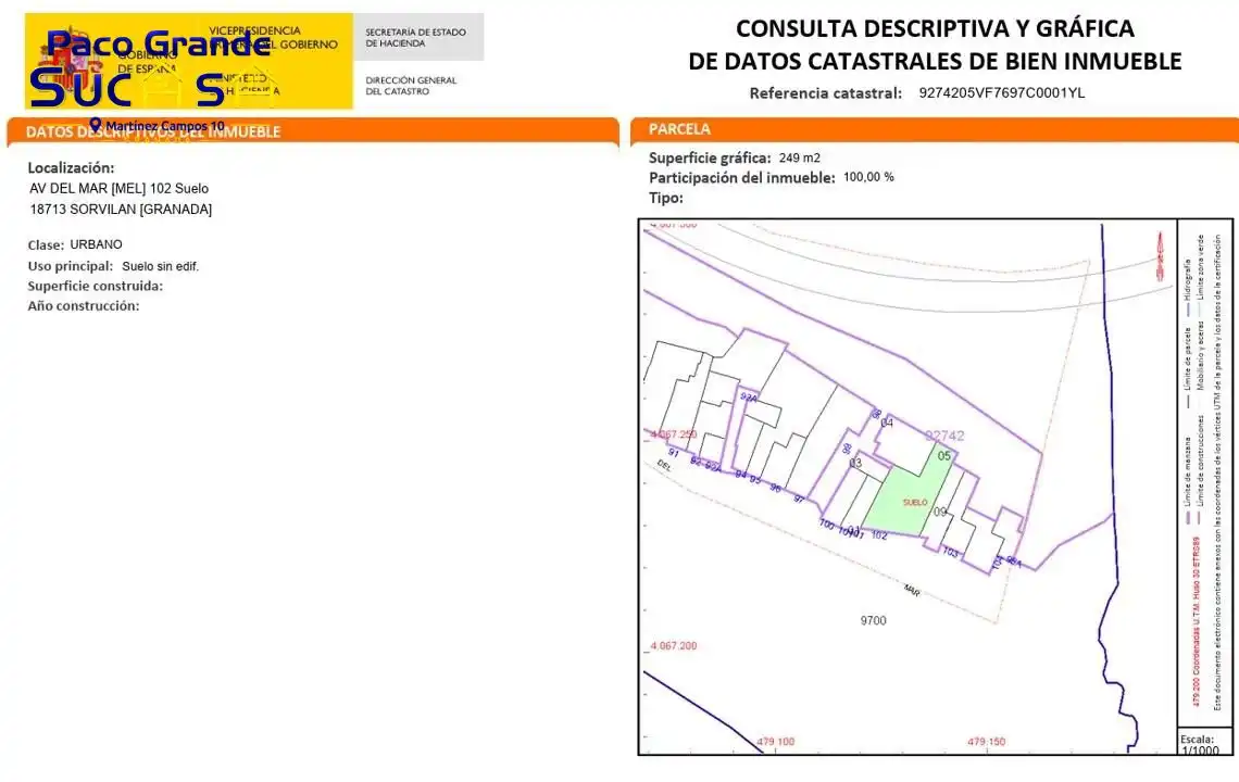 Residential land for sale in Avenida Avenida del Mar 102, imagen 7