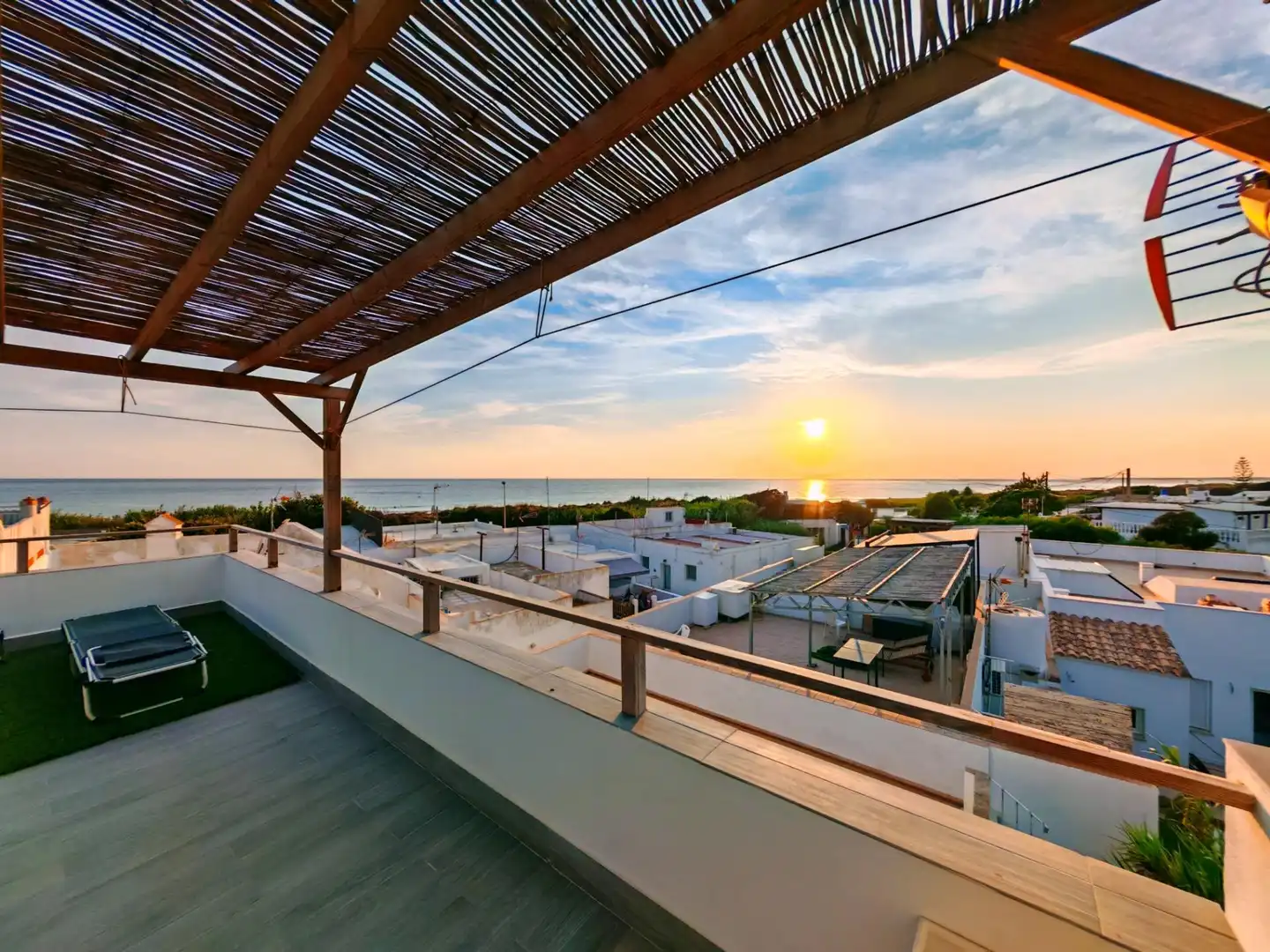 Terrace of Houses for sale in Vejer de la Frontera  with Air Conditioner, Terrace and Furnished