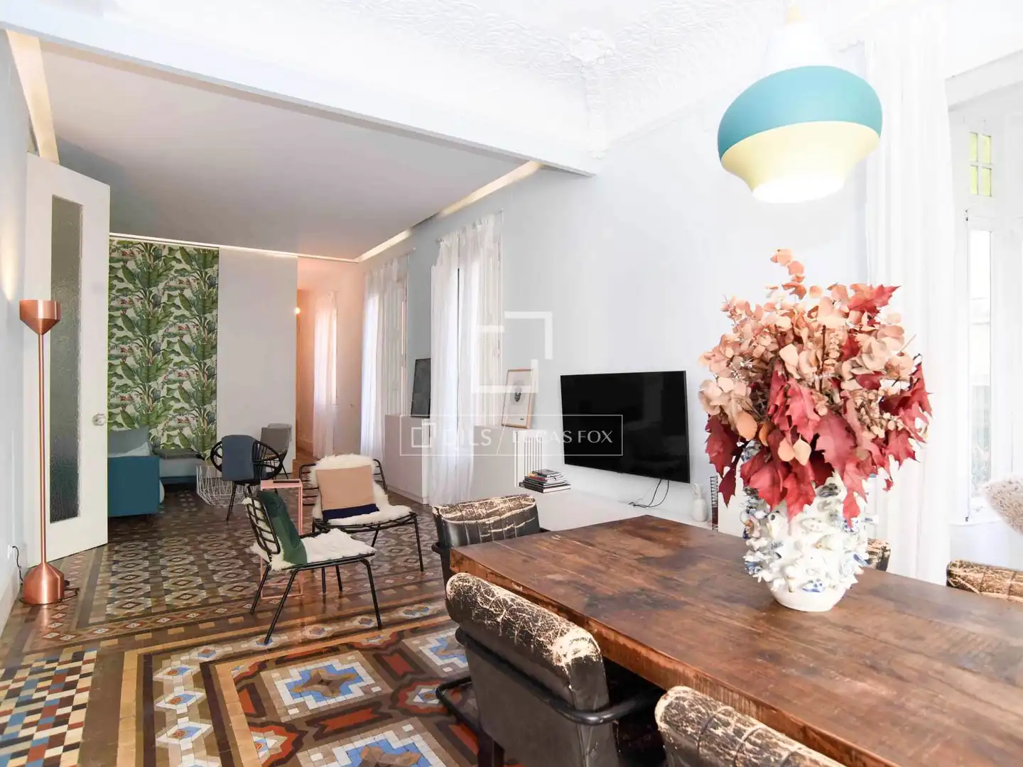 Sala de estar de Piso en venta en Barcelona con Aire acondicionado, Calefacción y Terraza