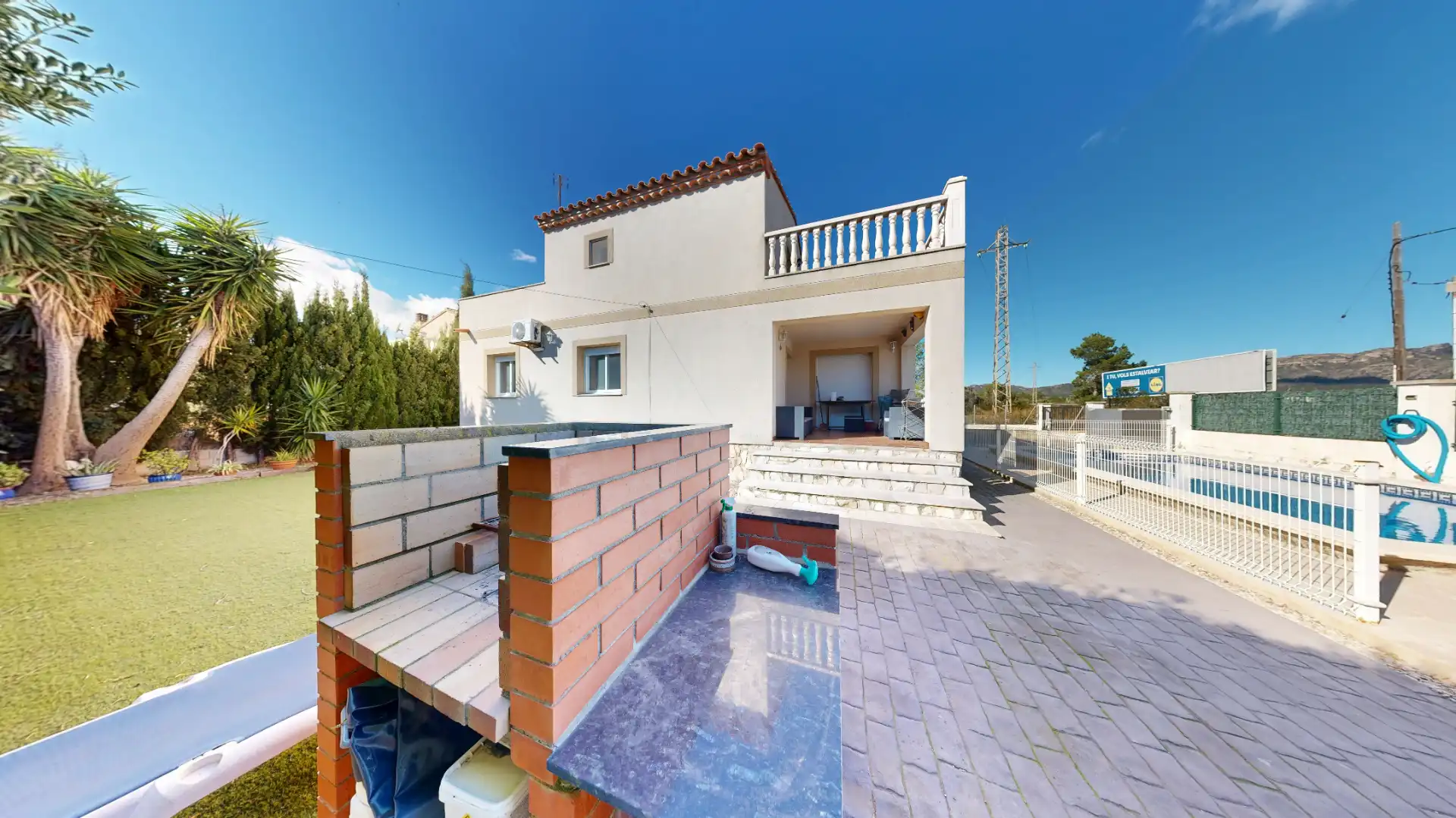 Vista exterior de Casa adosada en venta en L'Ametlla de Mar  con Aire acondicionado, Jardín privado y Terraza