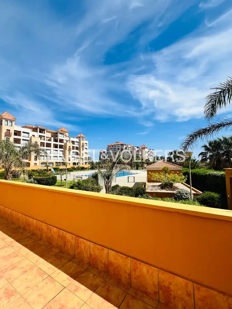 Exterior view of Flat for rent in Ayamonte  with Air Conditioner, Heating and Private garden