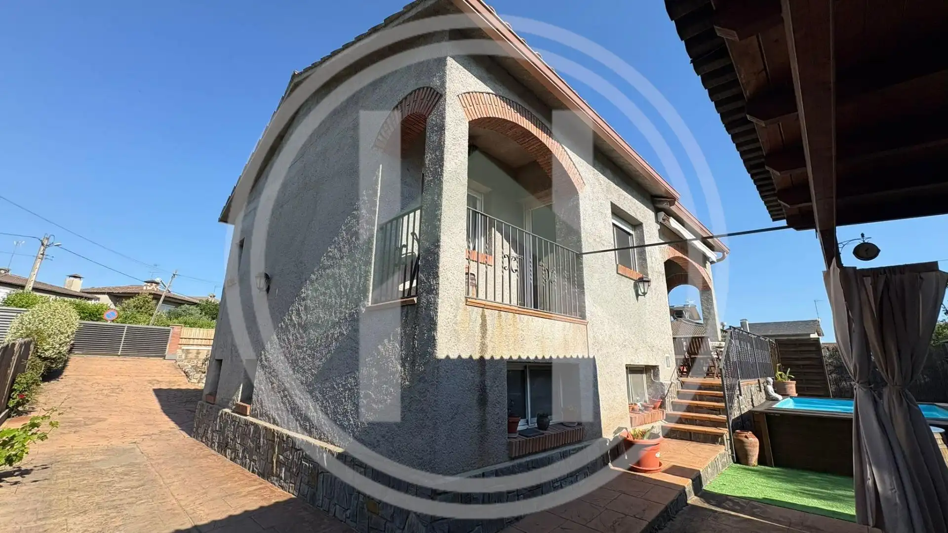 Vista exterior de Casa o chalet en venta en Cànoves I Samalús con Aire acondicionado, Calefacción y Terraza