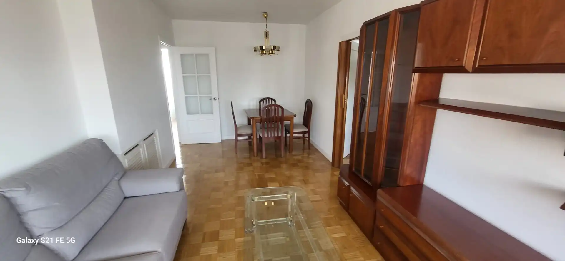 Dining room of Flat for rent in Madrid  with Air Conditioner, Heating and Parquet flooring