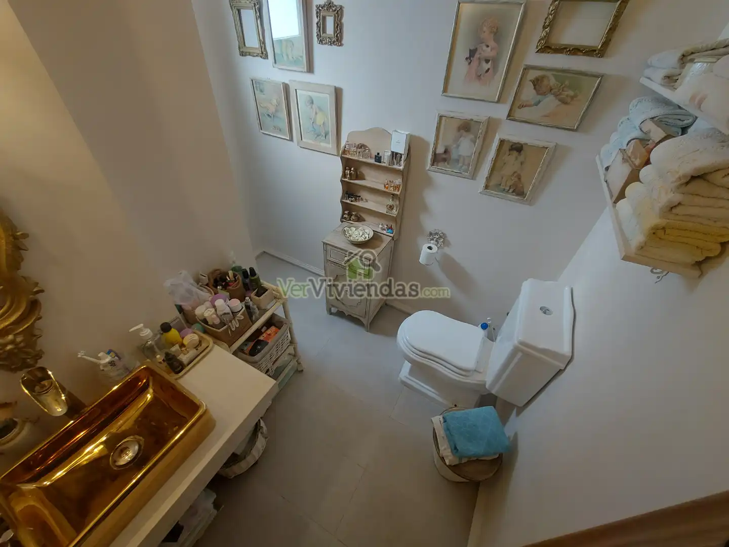 Baño de Casa o chalet en venta en Vallirana con Calefacción, Jardín privado y Terraza